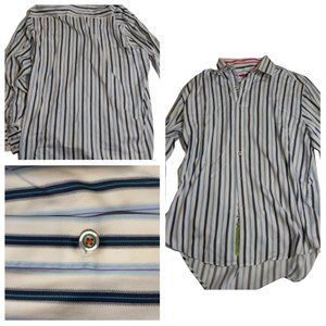 Robert Graham Mens Button Down Long Sleeve Shirt Size XL